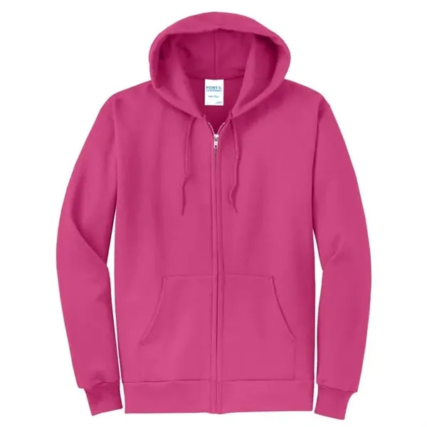 Port & Company - Core Fleece Full-Zip Hooded Sweatshirt.