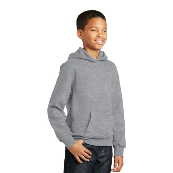 Port & Company Youth Fan Favorite Fleece Pullover Hooded ...