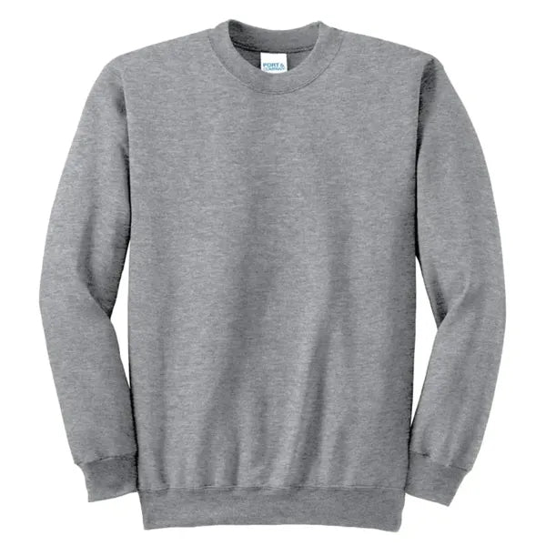 Port & Company Tall Essential Fleece Crewneck Sweatshirt.