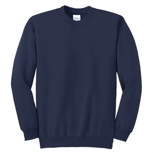 Port & Company Tall Essential Fleece Crewneck Sweatshirt.