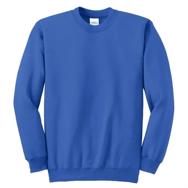 Port & Company Tall Essential Fleece Crewneck Sweatshirt.