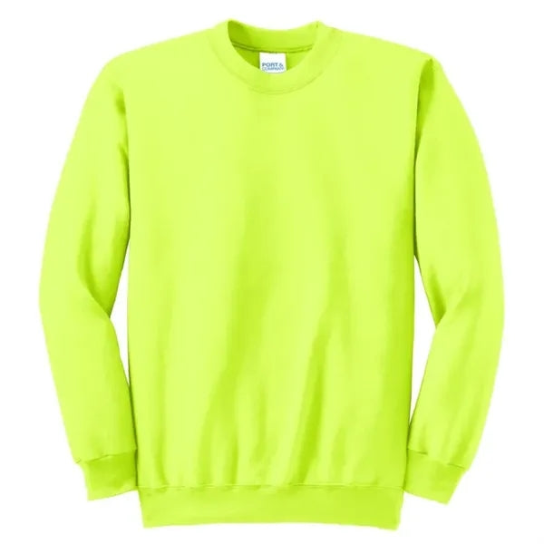 Port & Company Tall Essential Fleece Crewneck Sweatshirt.