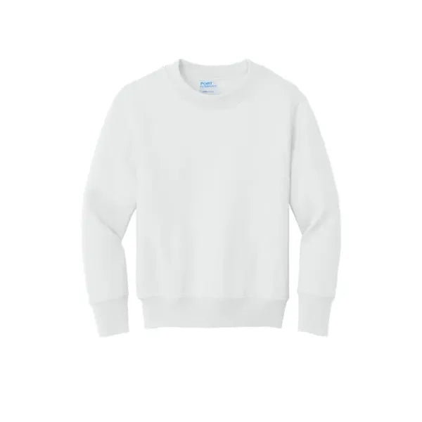 Port & Company Youth Core Fleece Crewneck Sweatshirt.