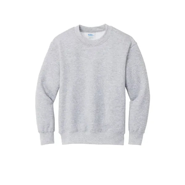 Port & Company Youth Core Fleece Crewneck Sweatshirt.
