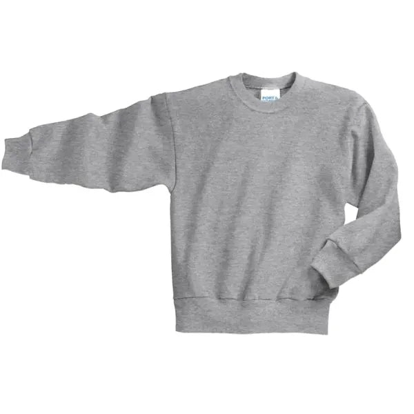 Port & Company Youth Core Fleece Crewneck Sweatshirt.