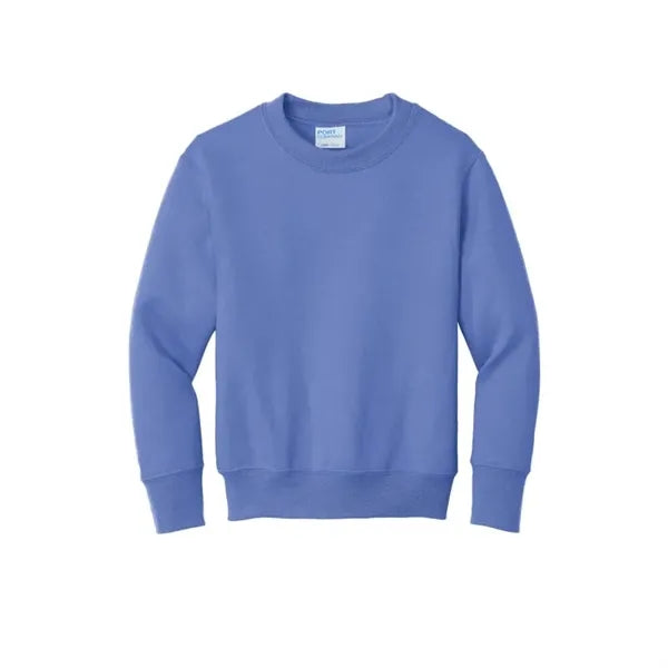 Port & Company Youth Core Fleece Crewneck Sweatshirt.