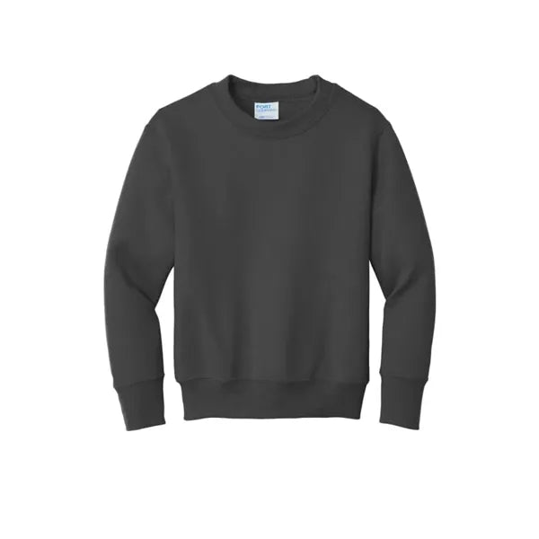 Port & Company Youth Core Fleece Crewneck Sweatshirt.