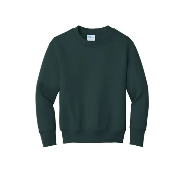 Port & Company Youth Core Fleece Crewneck Sweatshirt.
