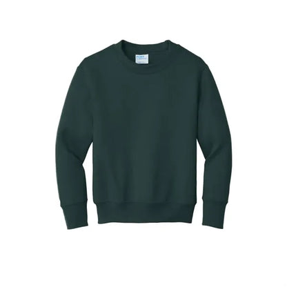 Port & Company Youth Core Fleece Crewneck Sweatshirt.