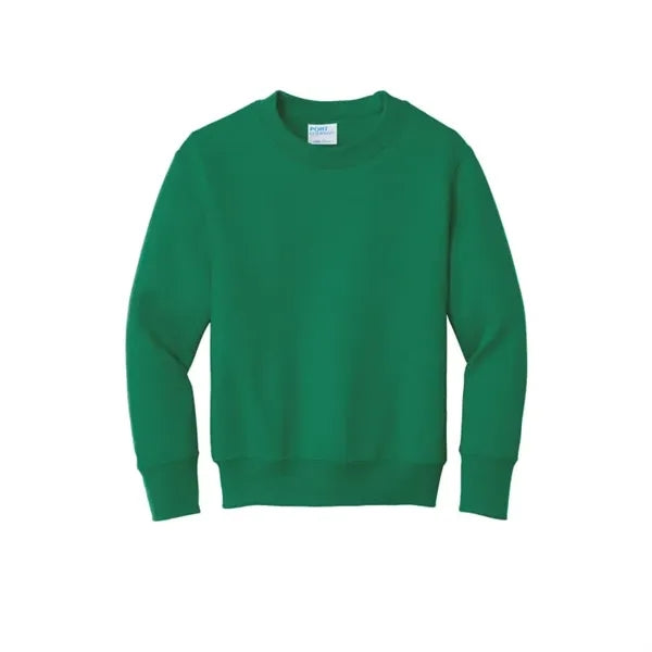 Port & Company Youth Core Fleece Crewneck Sweatshirt.