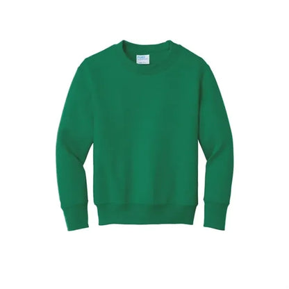 Port & Company Youth Core Fleece Crewneck Sweatshirt.