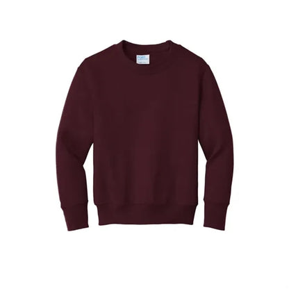 Port & Company Youth Core Fleece Crewneck Sweatshirt.