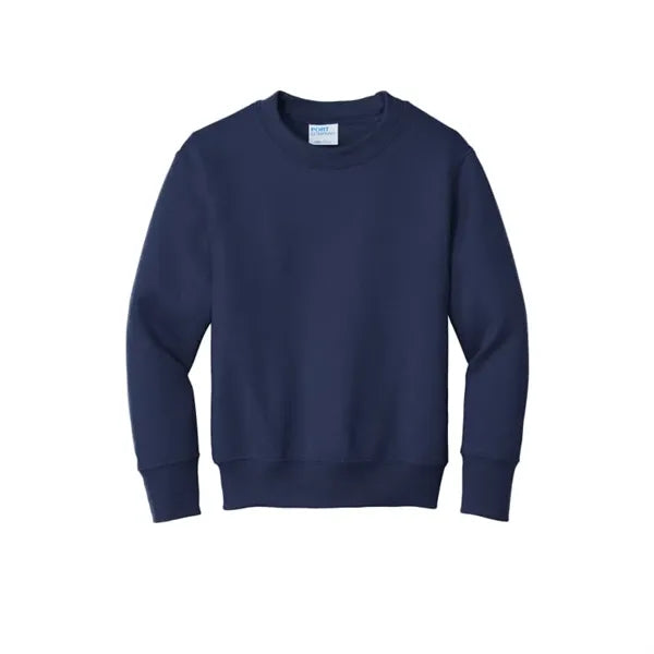 Port & Company Youth Core Fleece Crewneck Sweatshirt.