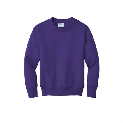 Port & Company Youth Core Fleece Crewneck Sweatshirt.
