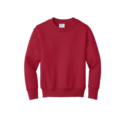 Port & Company Youth Core Fleece Crewneck Sweatshirt.