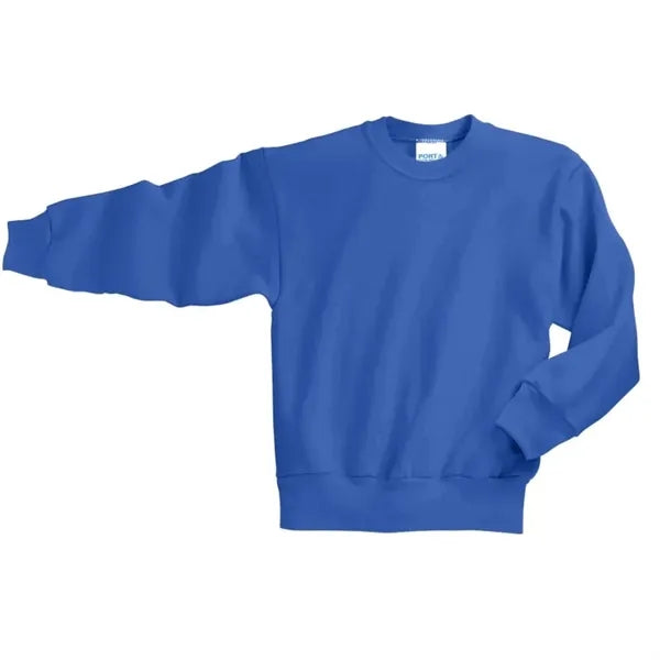 Port & Company Youth Core Fleece Crewneck Sweatshirt.