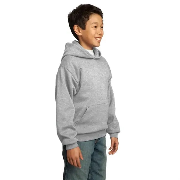 Port & Company - Youth Core Fleece Pullover Hooded Sweats...