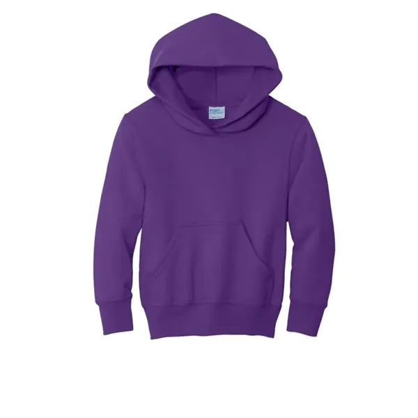 Port & Company - Youth Core Fleece Pullover Hooded Sweats...