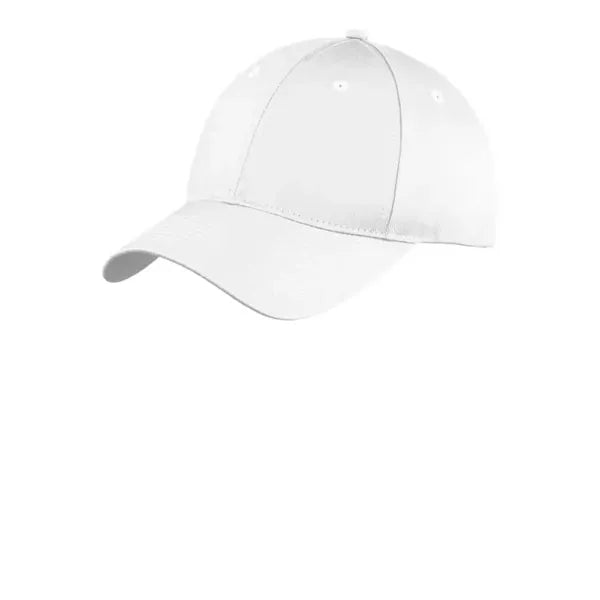 Port & Company Youth Six-Panel Unstructured Twill Cap.