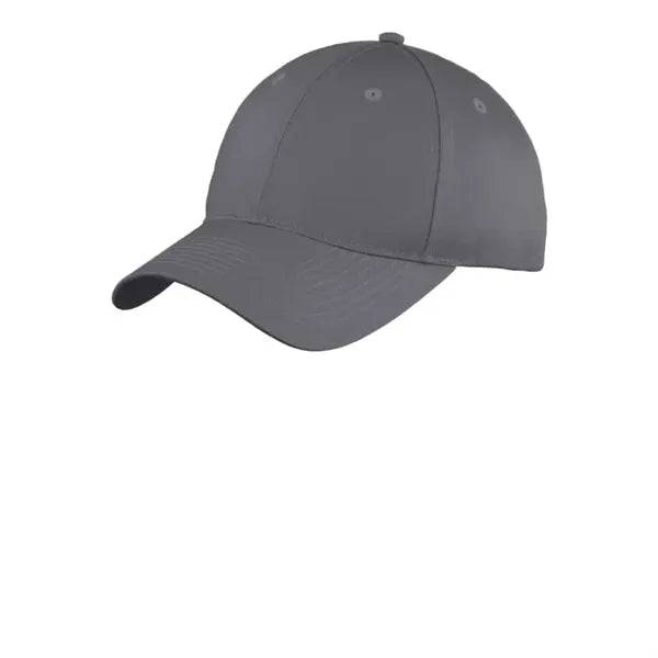 Port & Company Youth Six-Panel Unstructured Twill Cap.