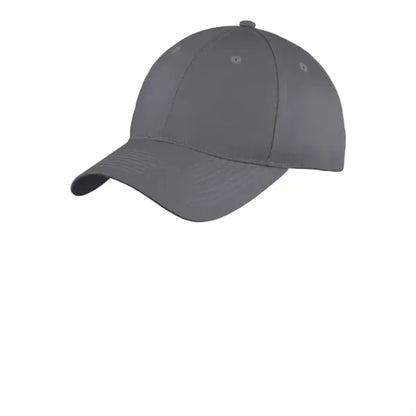 Port & Company Youth Six-Panel Unstructured Twill Cap.