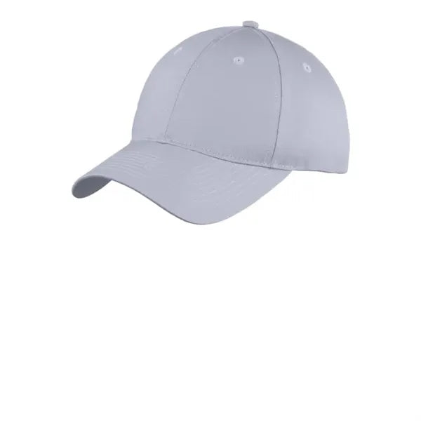 Port & Company Youth Six-Panel Unstructured Twill Cap.