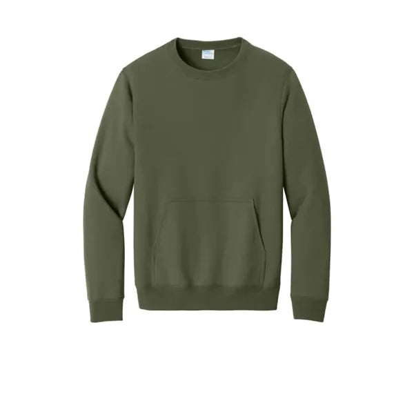 Port & Company Core Fleece Crewneck Pocket Sweatshirt