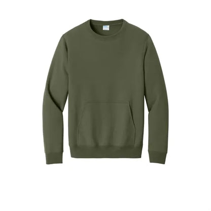 Port & Company Core Fleece Crewneck Pocket Sweatshirt