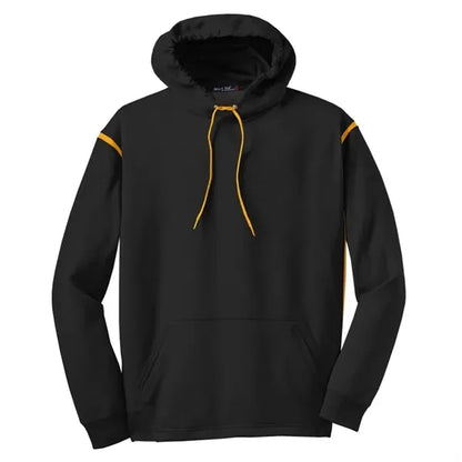 Sport-Tek Tech Fleece Colorblock Hooded Sweatshirt.
