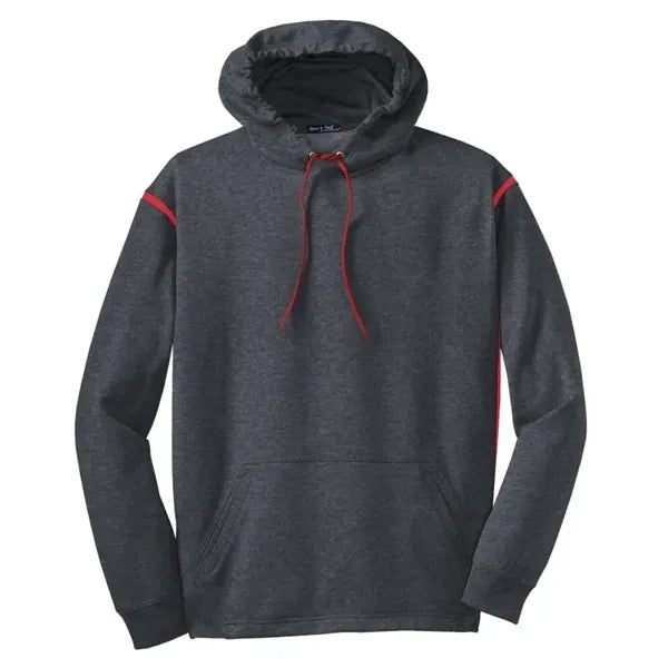 Sport-Tek Tech Fleece Colorblock Hooded Sweatshirt.