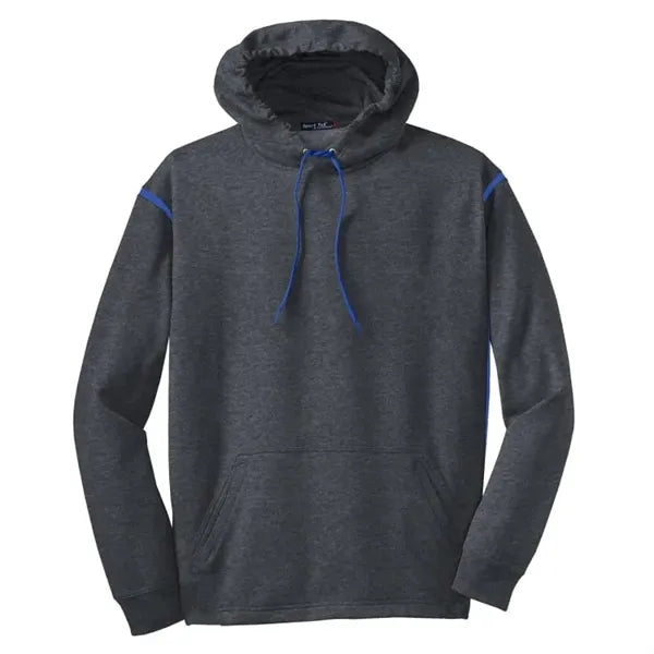 Sport-Tek Tech Fleece Colorblock Hooded Sweatshirt.