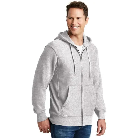 Sport-Tek Super Heavyweight Full-Zip Hooded Sweatshirt.