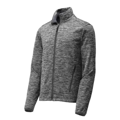 Sport-Tek PosiCharge Electric Heather Soft Shell Jacket.