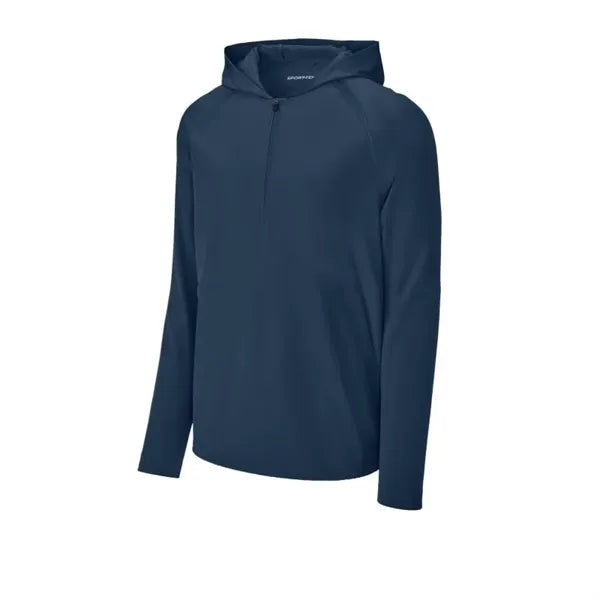 Sport-Tek Repeat 1/2-Zip Long Sleeve Hooded Jacket
