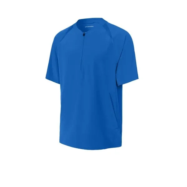 Sport-Tek Repeat 1/2-Zip Short Sleeve Jacket