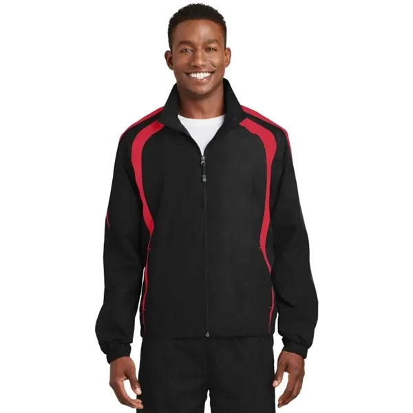Sport-Tek Colorblock Raglan Jacket.
