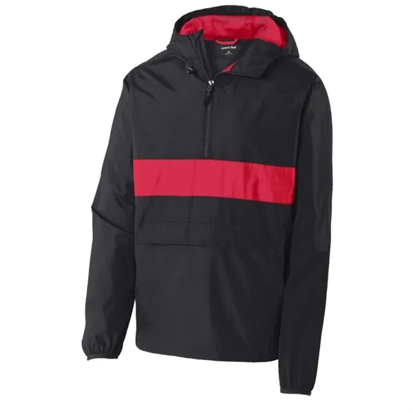 Sport-Tek Zipped Pocket Anorak.