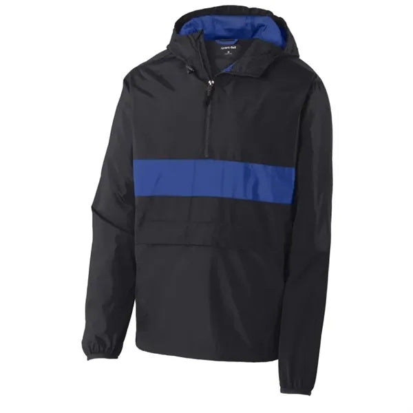 Sport-Tek Zipped Pocket Anorak.