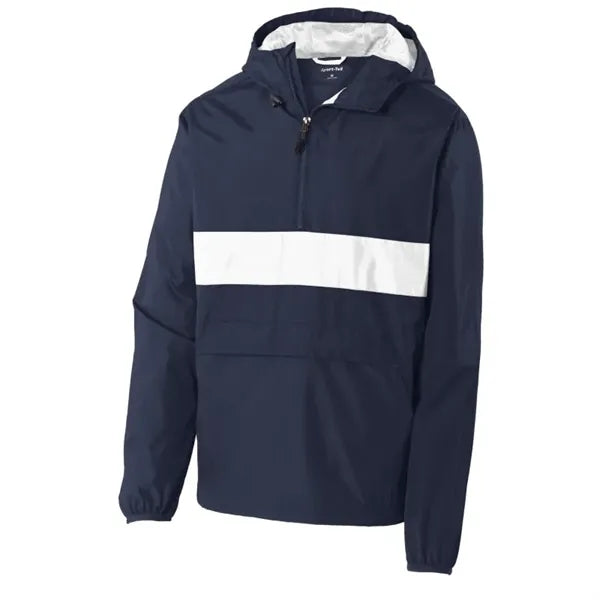 Sport-Tek Zipped Pocket Anorak.