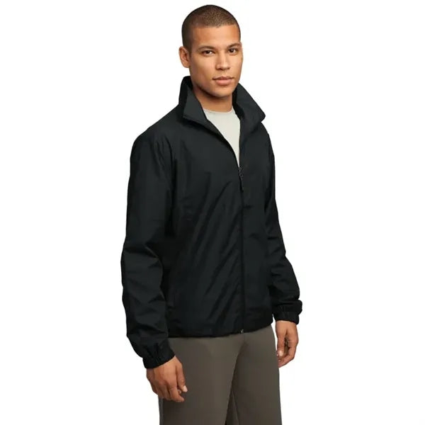 Sport-Tek Full-Zip Wind Jacket.