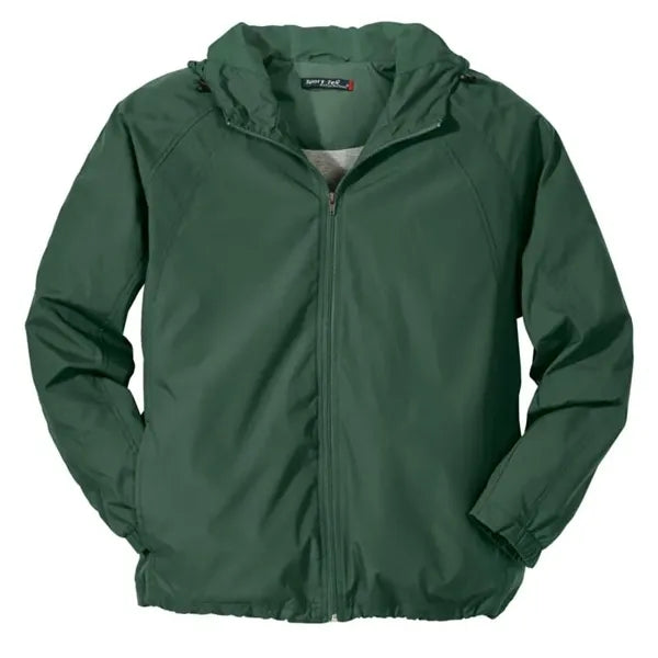 Sport-Tek Hooded Raglan Jacket.