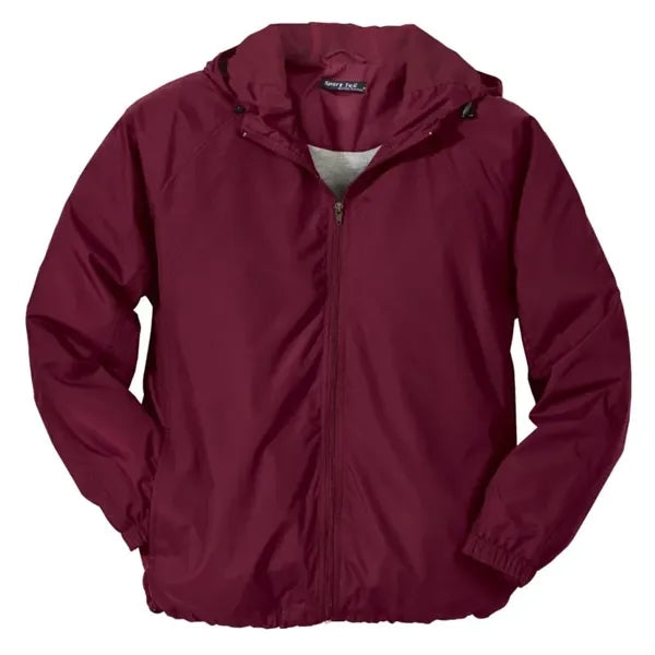 Sport-Tek Hooded Raglan Jacket.