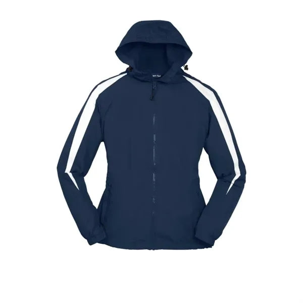 Sport-Tek Fleece-Lined Colorblock Jacket.