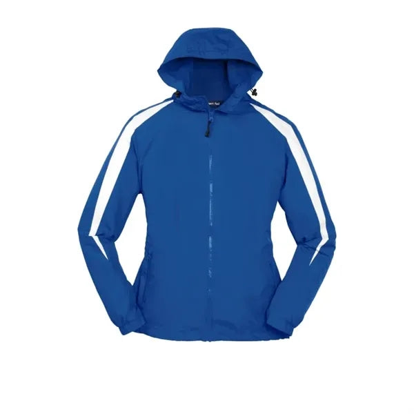 Sport-Tek Fleece-Lined Colorblock Jacket.