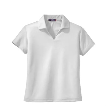 Sport-Tek Women's Dri-Mesh V-Neck Polo.