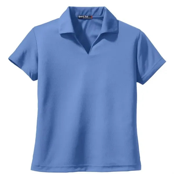 Sport-Tek Women's Dri-Mesh V-Neck Polo.