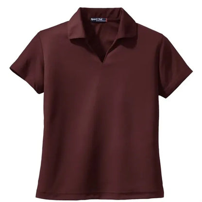 Sport-Tek Women's Dri-Mesh V-Neck Polo.