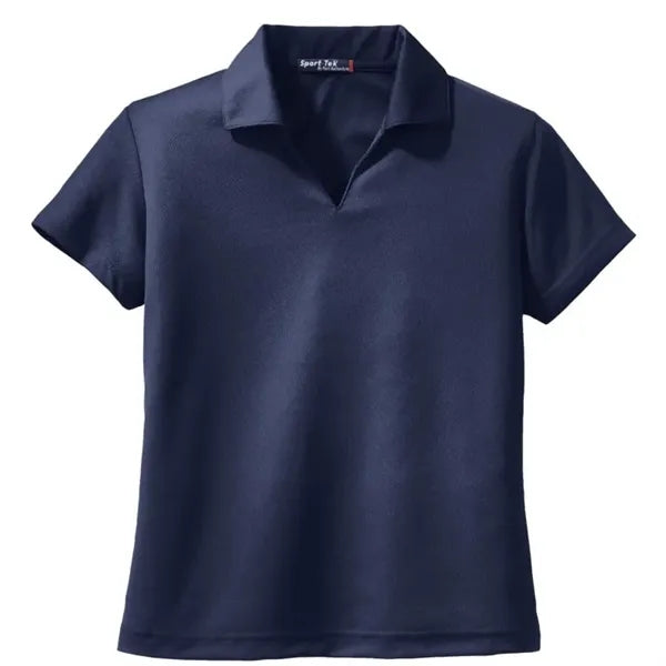 Sport-Tek Women's Dri-Mesh V-Neck Polo.