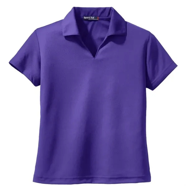 Sport-Tek Women's Dri-Mesh V-Neck Polo.