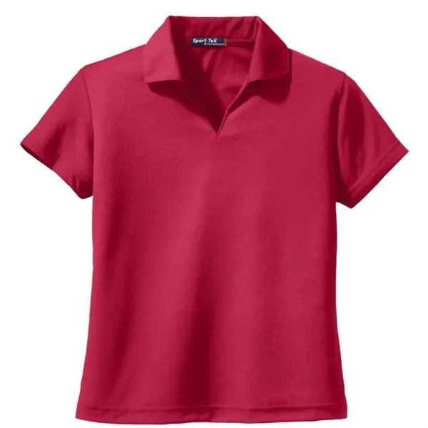 Sport-Tek Women's Dri-Mesh V-Neck Polo.